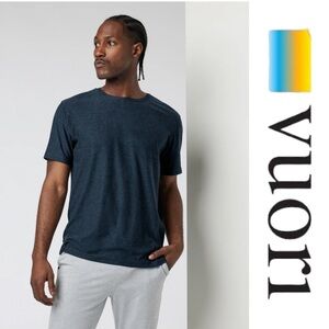 NWT |  Vuori | Strato Tech Tee | XL | Navy Heather